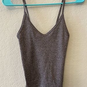 Womens Purple Snow Grey Tank Top Medium